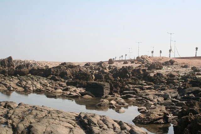 Beach by L'Ocean Bleu Camping near Casablanca, Morocco (2011-10)