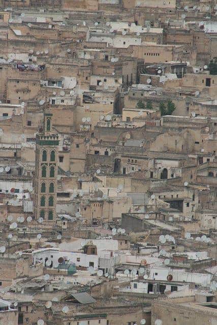 View of the medina, Fes, Morocco (2011-10)