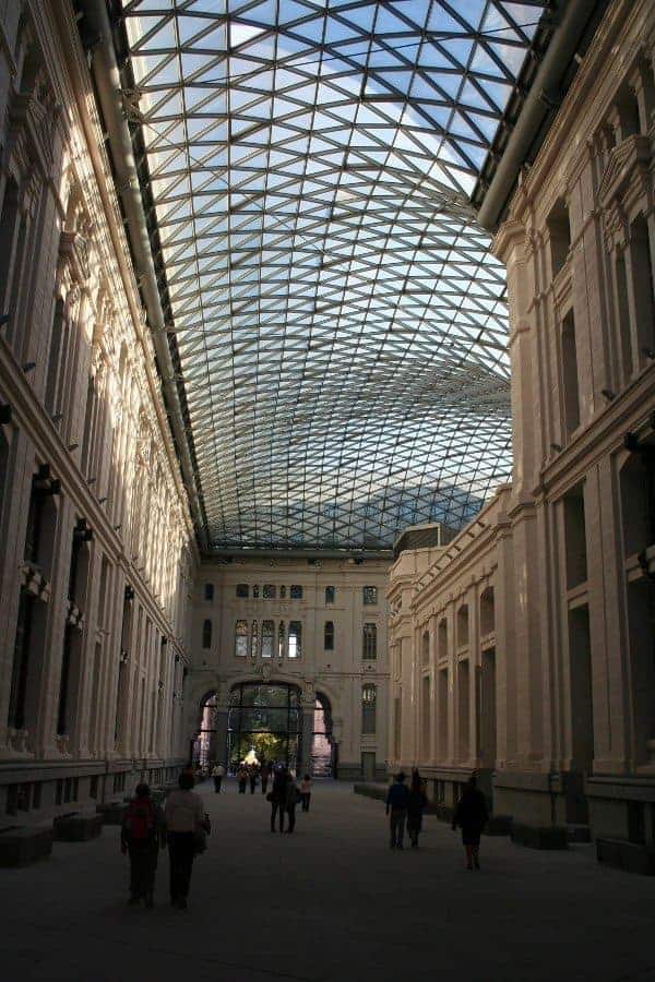 Atrium of Communication Palace at Plaza de Cibeles, Madrid, ES (2011-10)