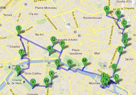 Paris map, FR (2011-10)