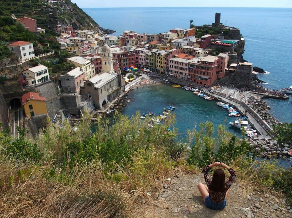 View on Cinque Terre village, IT (2015-08)