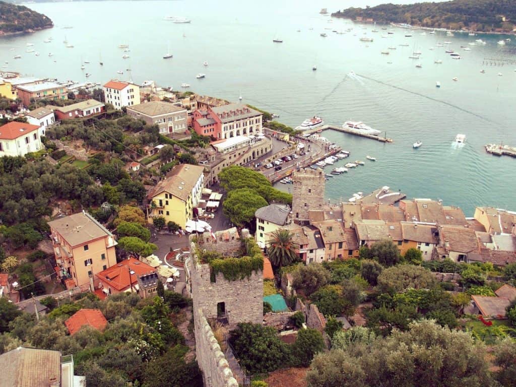 View of Cinque Terre village Porto Venere, Italy (2015-08)