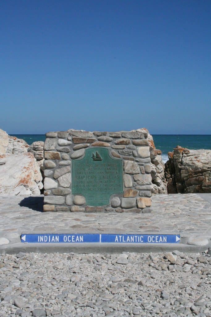 Between the Indian and der Atlantic Ocean, Cape Agulhas, South Africa (2012-03)