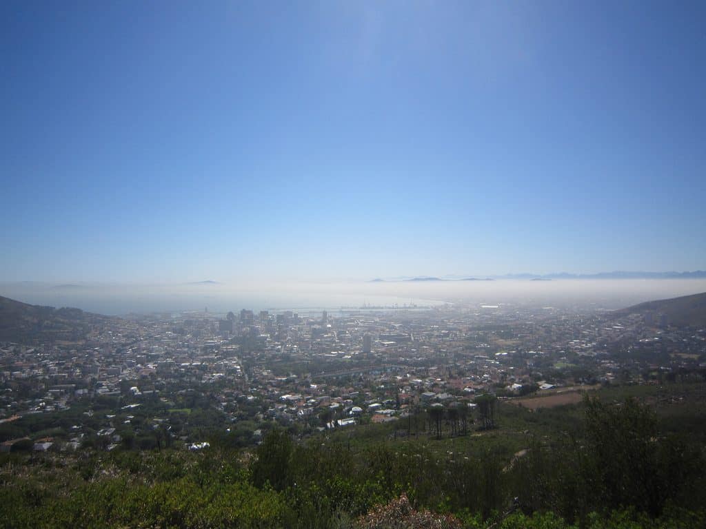 View of Cape Town from Table Mountain, South Africa (2012-03)