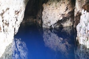 Dark blue water in Chinhoyi Caves National Park, Zimbabwe (2012-04)