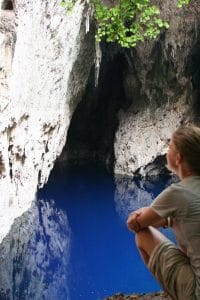 Carola in Chinhoyi Caves National Park, Zimbabwe (2012-04)