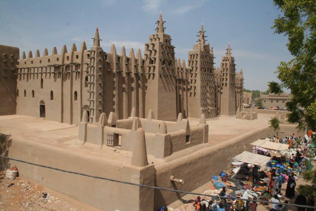 Mud mosque in Djenne, Mali (2011-11)