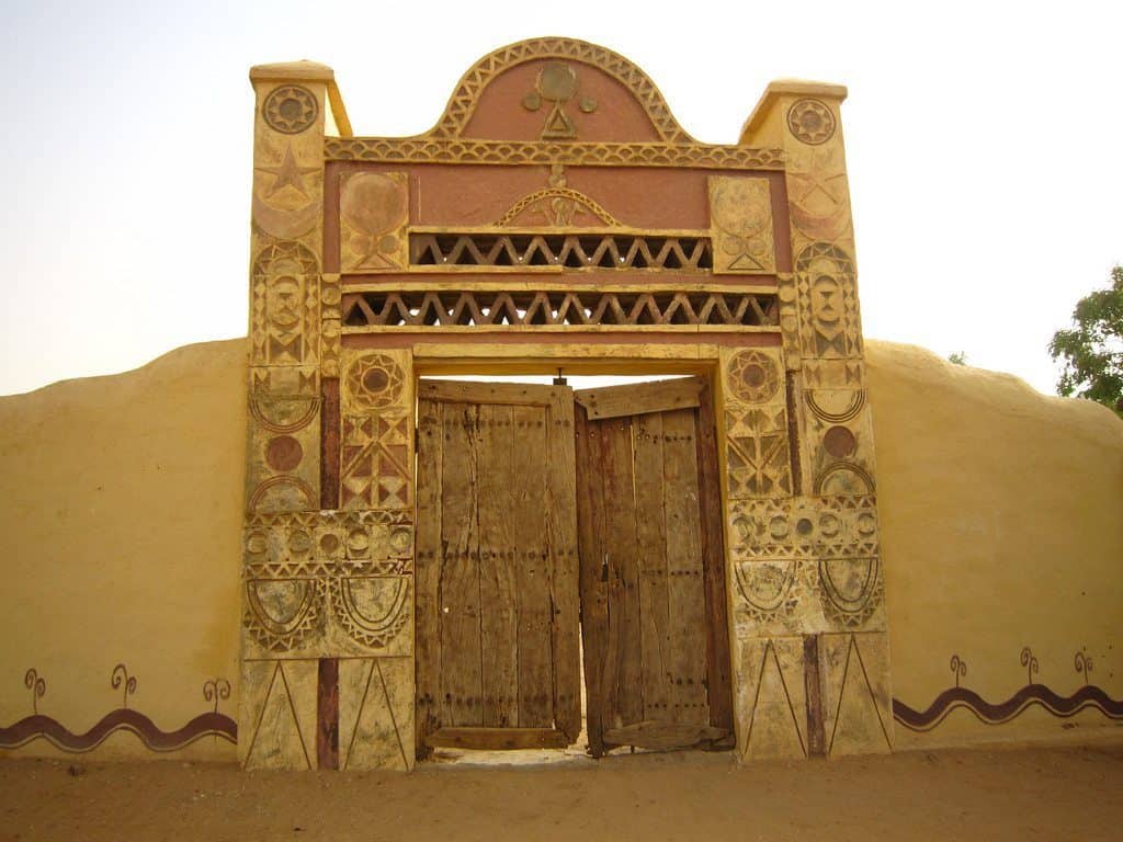 Gate of the Nubia Guesthouse, Karima, Sudan (2012-07)