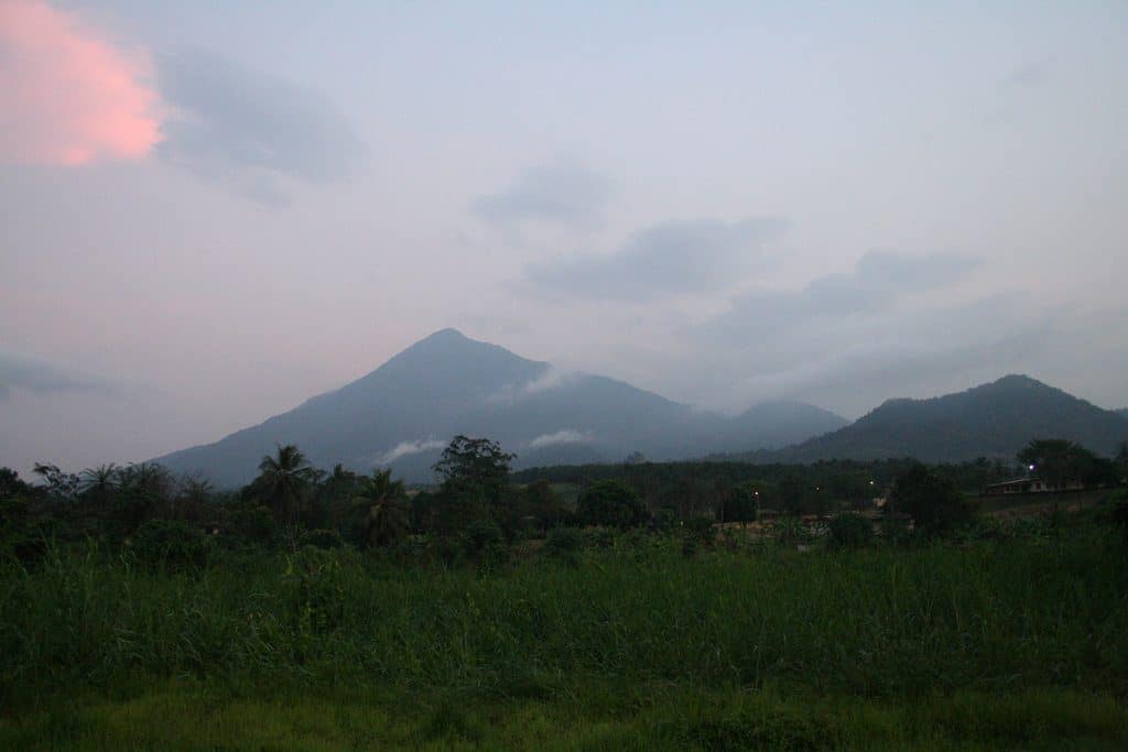 Looking at Mount Cameroon (day 1) (2012-01)