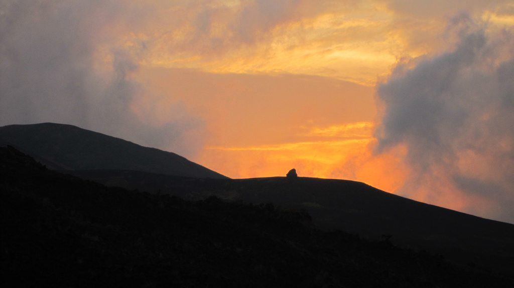 Sunset after climbing Mount Cameroon (day 3) (2012-01)