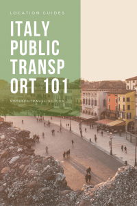 Everything you need to know to easily and cheaply navigate Italy on public transport. Details on trains and buses plus car sharing and ferries (with links).