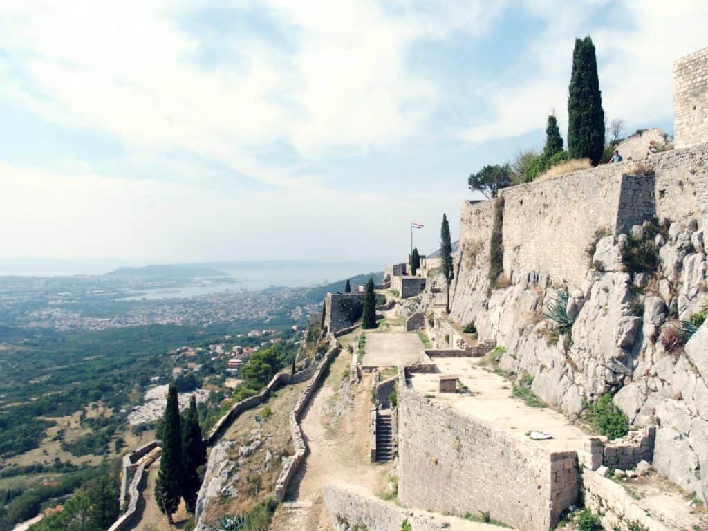 Klis Fortress with Split in the distance, Croatia (2016-09-15)