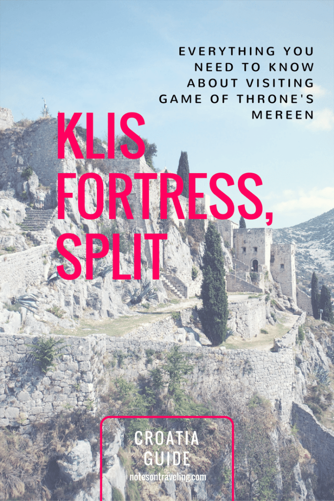 Learn all you need to know for your visit to Klis Fortress above the Croatian city Split, which is also known as Meereen from the show Game of Thrones.