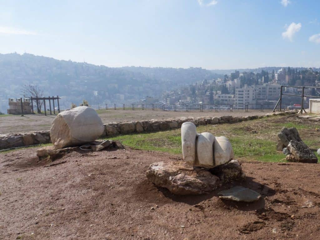 Remains of the Hercules Temple in Amman Citadel, Jordan (2016-12-19)