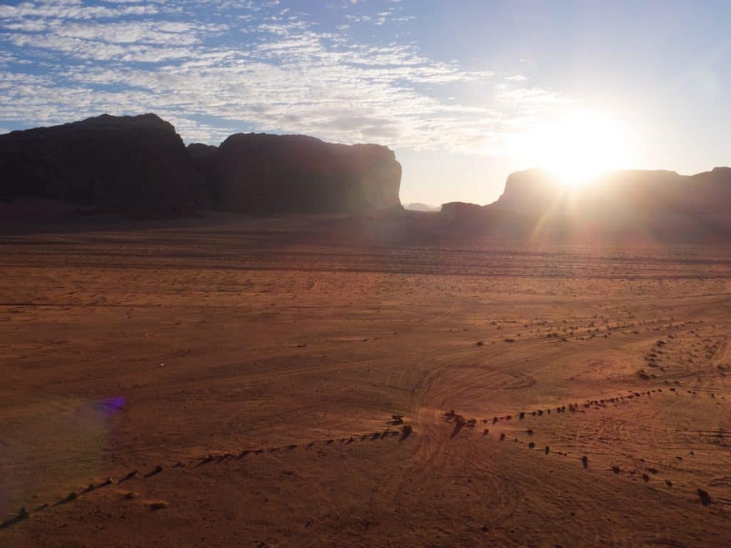 Sunset in Wadi Rum, Jordan (2016-12-26)