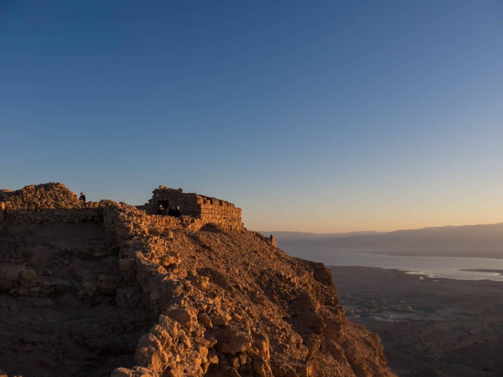 Sunrise view from Masada National Park, Israel (2017-01-03)