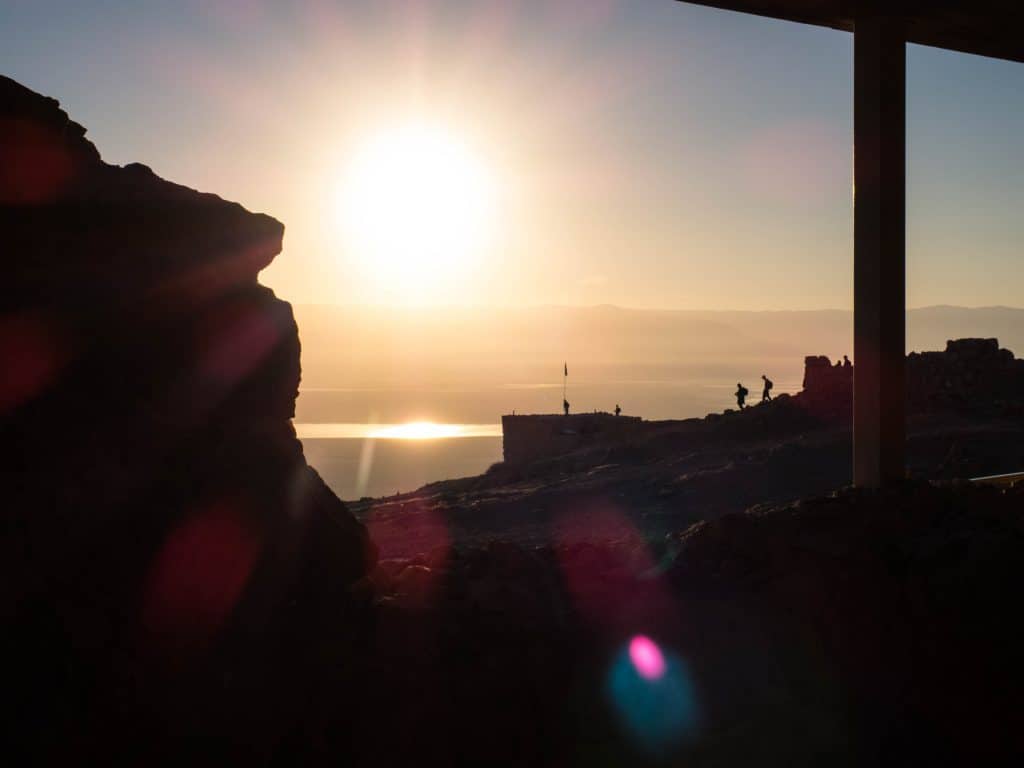 Sunrise over Masada National Park, Israel (2017-01-03)