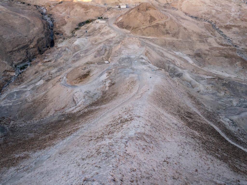 Ramp path at Masada National Park, Israel (2017-01-03)