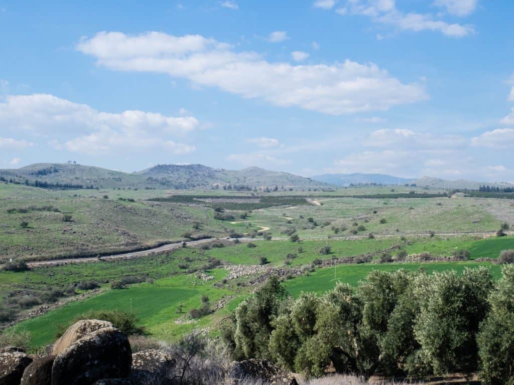 View from Mount of Beatitudes, Capernaum, Sea of Galilee, Israel (2017-01-22)