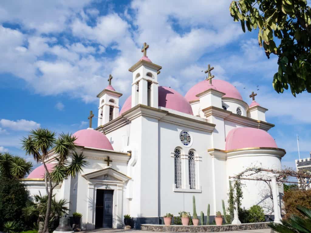 Greek Orthodox Monastery, Capernaum, Sea of Galilee, Israel (2017-01-22)