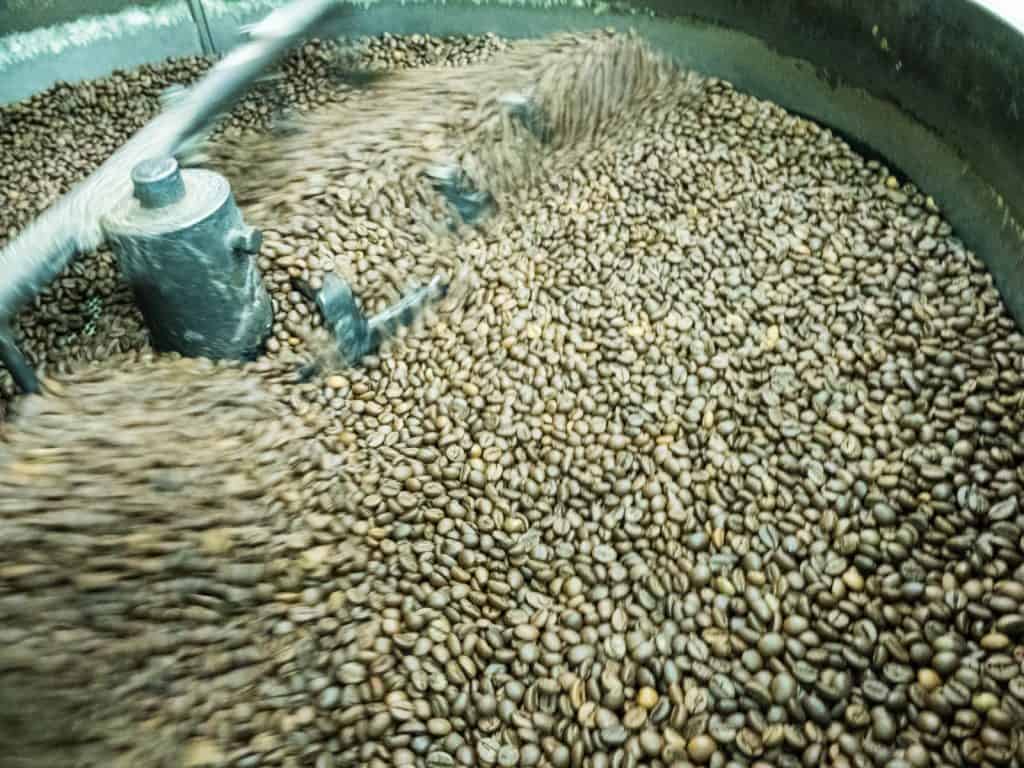 Coffee roasting at Fahoum, Nazareth, Israel (2017-02-03)