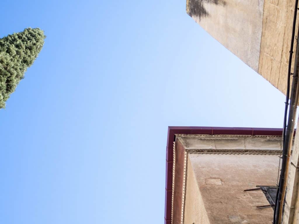 Detail of old Arab mansion , Nazareth, Israel (2017-02-03)