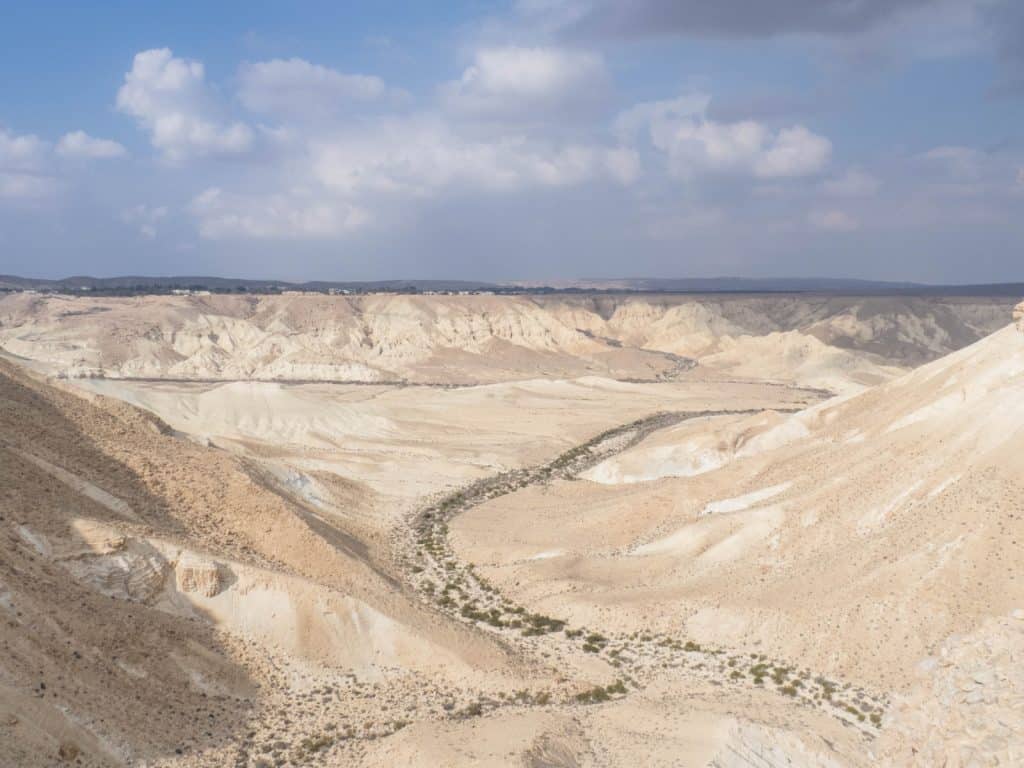 Last steep descend before Sde Boker, Israel (2017-02-09)