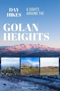 My visit to the Golan Heights: snow, craters, oak forest, and Nimrod Fortress. Incl. practical info on transport and accommodation.