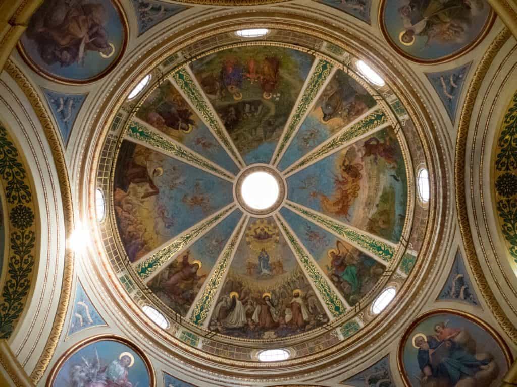 Stella Maris church ceiling, Haifa, Israel (2016-12)