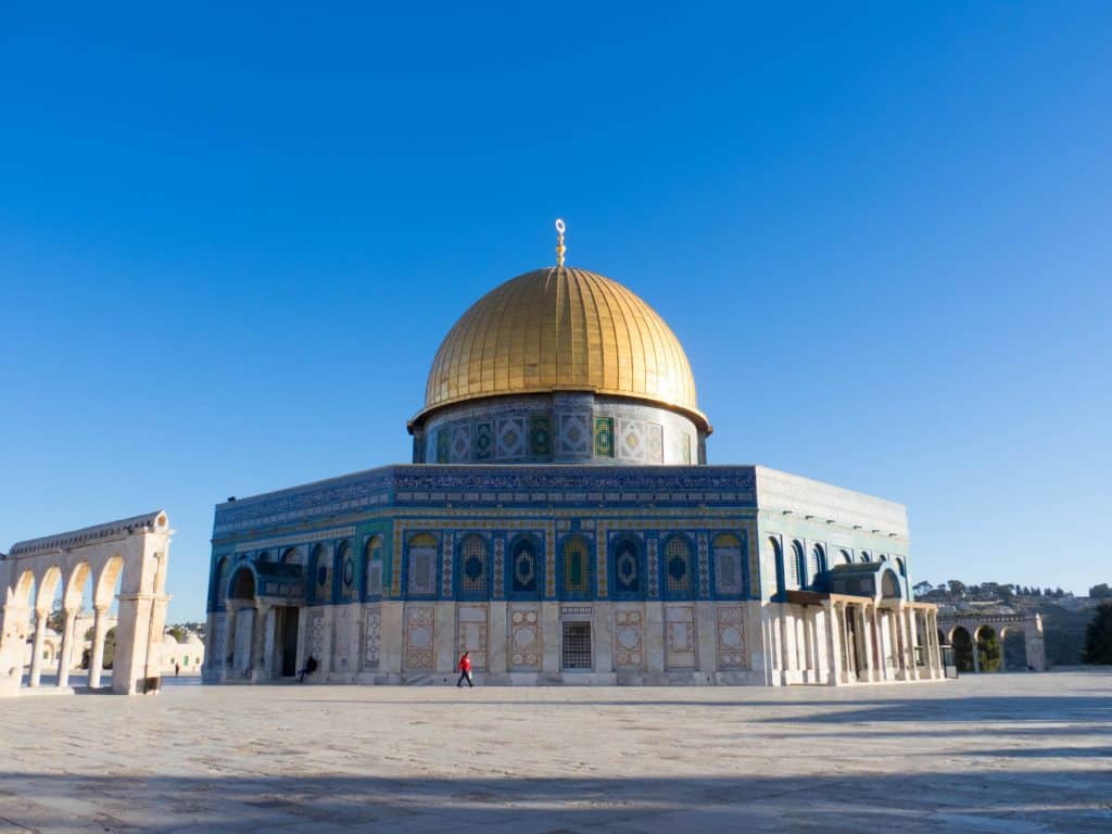 Dome of the Rock on Temple Mount, Jerusalem, Israel (2017-01-11)