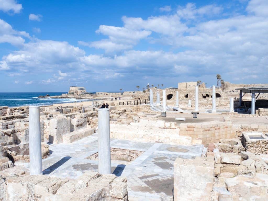 Byzantine ruins, Caesarea, Israel (2017-02-17)