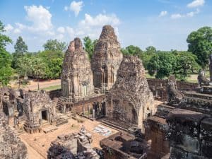 Pre Rup temple from the top, Angkor Big Circuit, Siem Reap, Cambodia (2017-04-10)