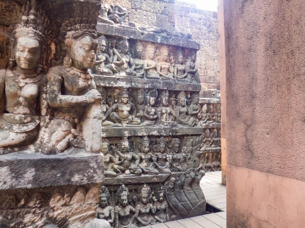 Terrace of the Leper King, Angkor Thom, Siem Reap, Cambodia (2017-04-13)