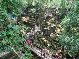 Beng Mealea walkway, Angkor, Siem Reap, Cambodia (2017-04-16)