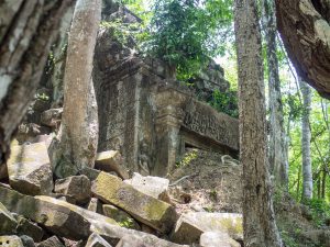 Beng Mealea detail, Angkor, Siem Reap, Cambodia (2017-04-16)