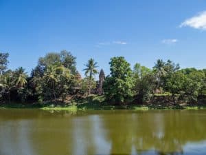 View of Bakong temple, Roluos Group, Angkor, Siem Reap, Cambodia (2017-04-21)