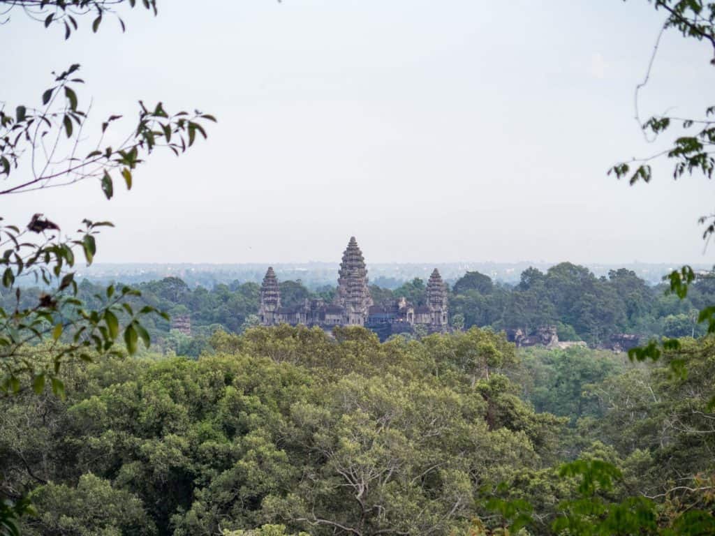 Angkor Wat as seen from Phnom Bakheng, Siem Reap, Cambodia (2017-04-21)