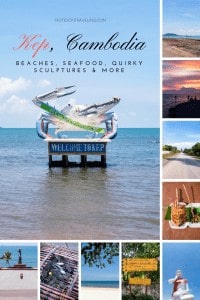 Read all about where to stay in Kep, Cambodia, how to get there/to Vietnam, how to eat your fill of crabs, great hikes, beaches, and sculptures (!). #travelguide #backpacking #beachvacation