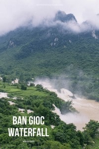 Ban Gioc waterfalls are a still a hidden gem in the North of Vietnam. I visited the falls and the adjacent Nguom Ngao cave by bus from Hanoi. #travelguide #vietnamtravel #destinationguide