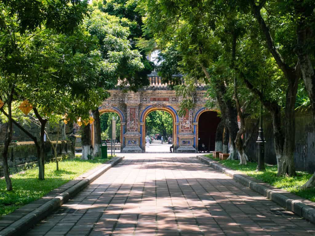 Arch at the Forbidden City, Hue Citadel, Vietnam (2017-06)