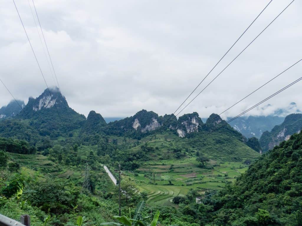 Karstic mountains & rice fields in Northern Vietnam (2017-07)