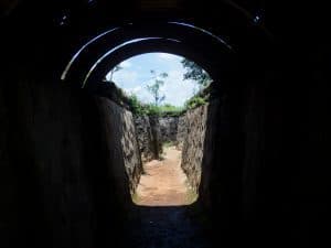 DMZ Tour: Trench at Khe San base, Vietnam (2017-06-26)