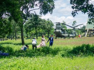 DMZ Tour: wedding photo shoot at Khe San base, Vietnam (2017-06-26)