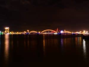 Night by the river, Da Nang, Vietnam (2017-06)