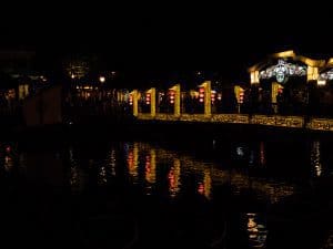 Hoi An bridge at night, Vietnam (2017-05/06)