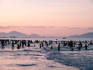 Sunset at Hoi An beach, Vietnam (2017-05/06)