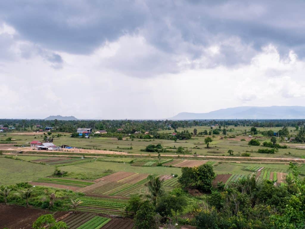 View from Phnom Chhngok Cave Temple, Kampot, Cambodia (2017-04-29)