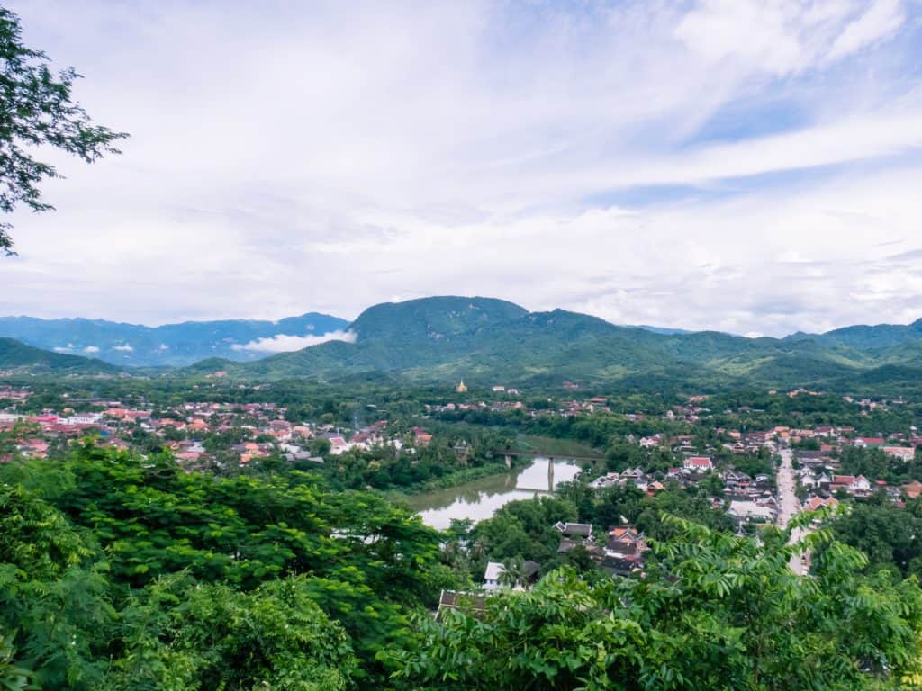 View from Mount Phousi, Luang Prabang, Laos (2017-08)