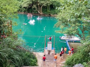 Water activities around Dark Cave, Phong Nha-Ke Bang National Park, Vietnam (2017-06)