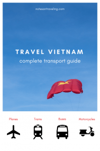 Everything you need (incl. booking links) to travel Vietnam by public transport (plane, train, bus) plus an intro into exploring the country by motorcycle. #destinationguide #backpacking #travelguide